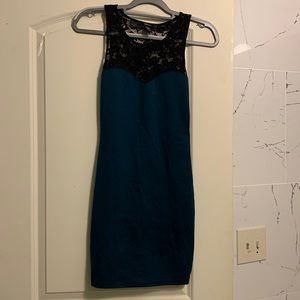 Dark green dress